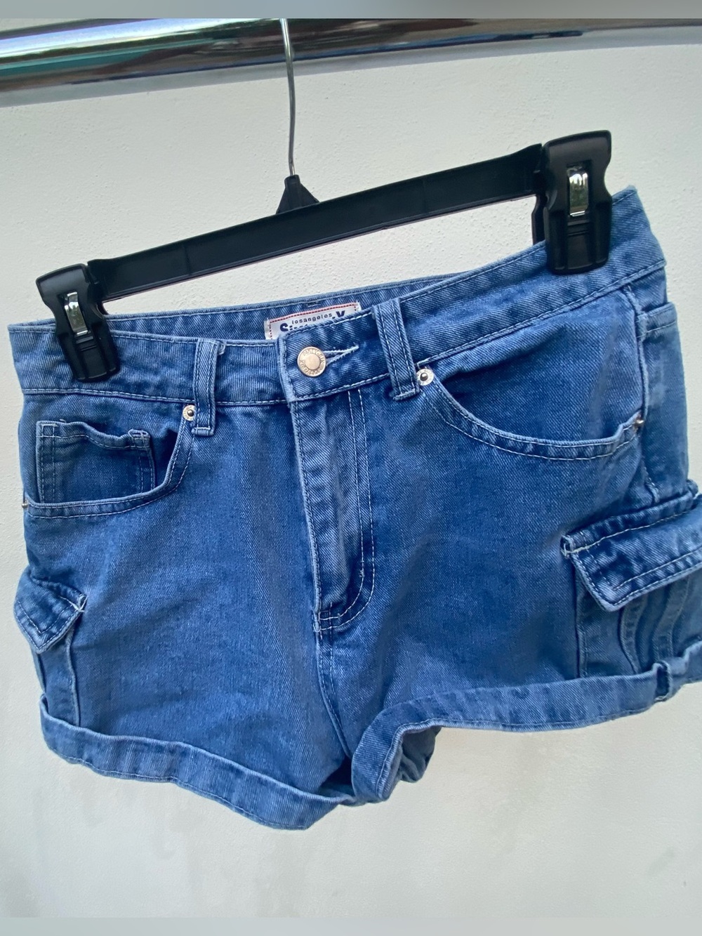 Y2K Cargo Denim Jean Shorts Size 5